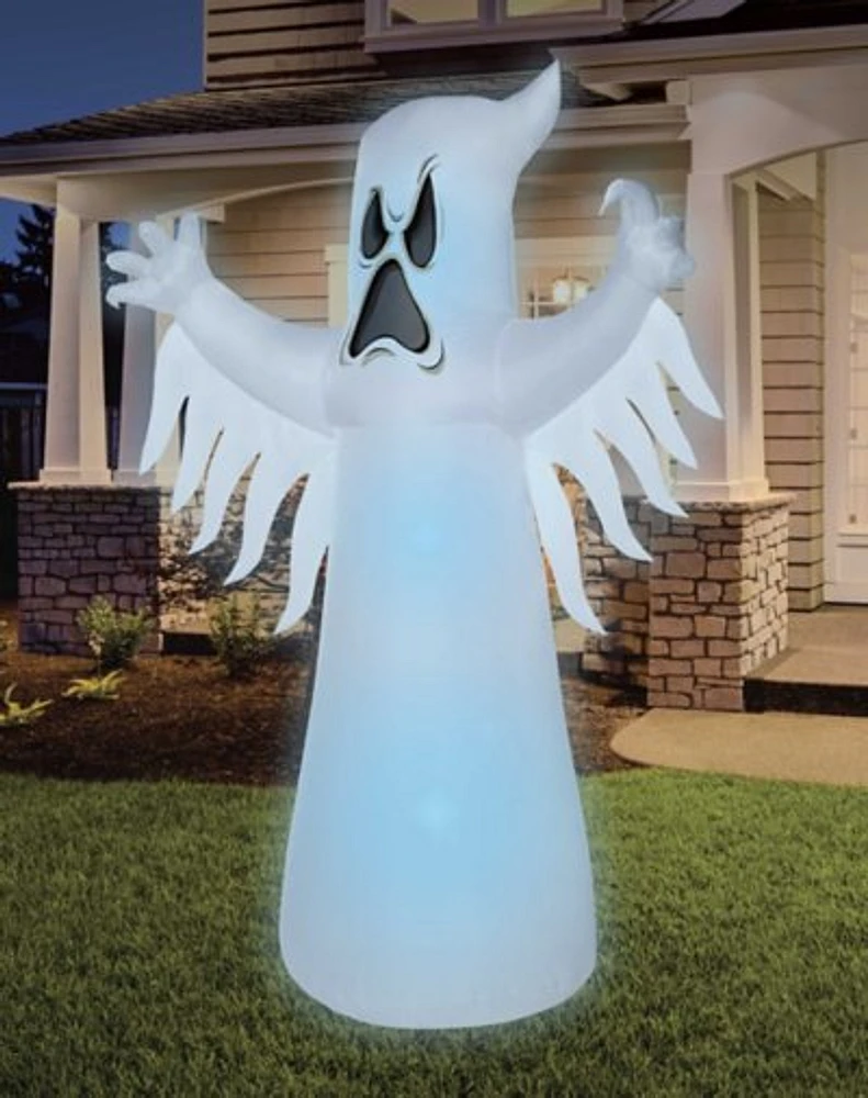 8 Ft Light-Up Ghost Inflatable Decoration