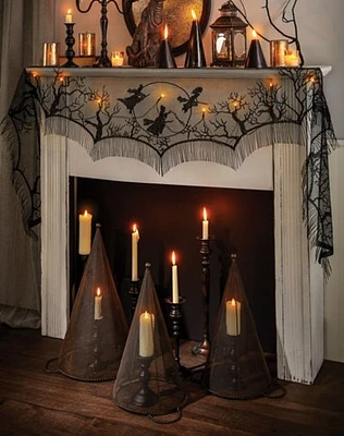 Light-Up LED Mantel Scarf - Hocus Pocus