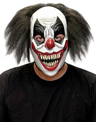 Red White and Black Clown Full Mask