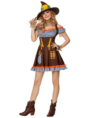 Adult Sunflower Scarecrow Costume