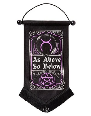 As Above So Below Scroll Sign