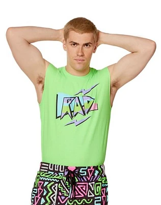 Rad 80s Style Sleeveless T Shirt