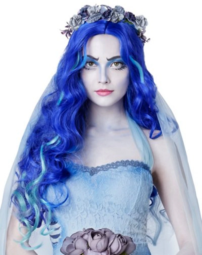 Blue Emily Wig - Corpse Bride