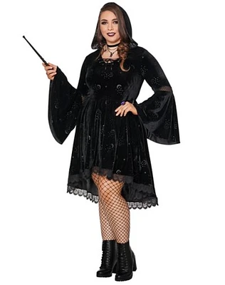 Adult Hooded Coven Plus Size Dress