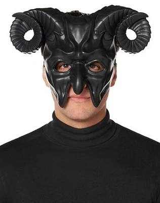 Black Horror Devil Half Mask