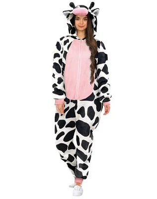Adult Cow Jumpsuit Costume