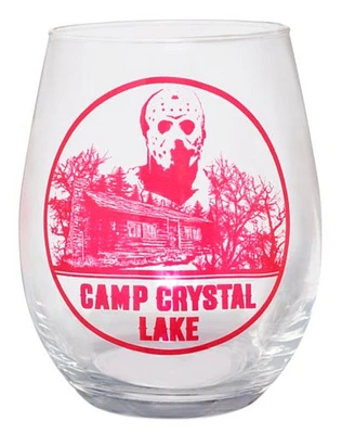 Camp Crystal Lake Stemless Glass - Friday the 13th