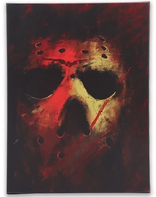 Jason Voorhees Mask Canvas - Friday the 13th