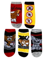 Gremlins No Show Socks - 5 Pack