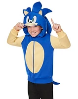 Kids Sonic the Hedgehog Hoodie Costume