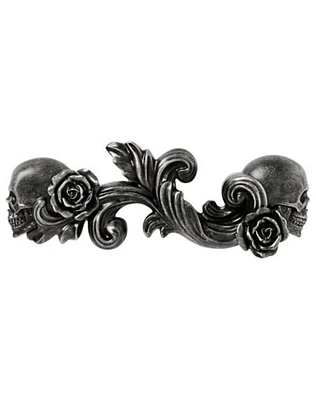 Rose and Skull Hanging Sign