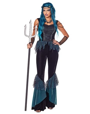 Adult Dark Mermaid Siren Costume