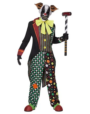 Adult Twisted Circus Clown Costume Deluxe