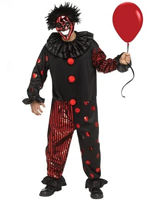 Adult Creepy Chrome Clown Costume