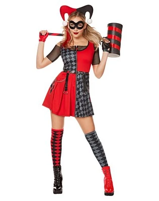 Adult Harley Quinn Dress Costume