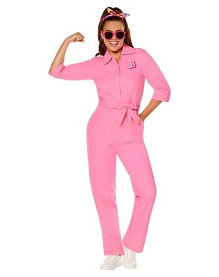 Adult Pink Power Jumpsuit