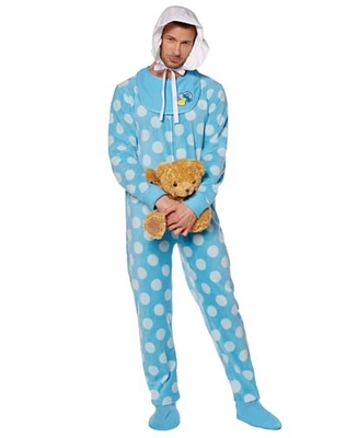 Adult Blue Baby Jumpsuit