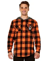 Spirit Halloween Flannel Hoodie