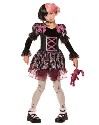 Kids Dark Rose Doll Dress Costume