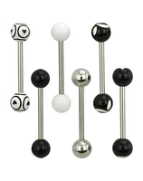 Heart Rose Barbells 6 Pack - 14 Gauge