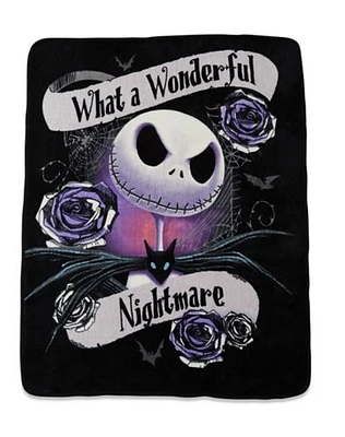 Wonderful Nightmare Fleece Blanket - The Nightmare Before Christmas