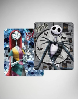 Jack Skellington and Sally Double Sided Fleece Blanket - The Nightmare