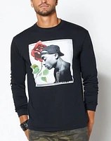 Rose Tupac T Shirt