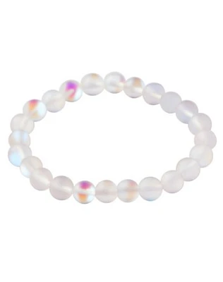 White Semi-Precious Stone Bracelet