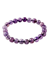 Purple Stone Beaded Bracelet