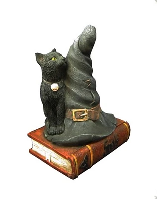 Black Cat and Witch Hat Incense Burner