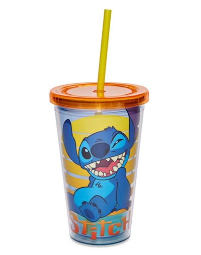 Sunset Stitch Cup With Straw 16 oz. - Disney