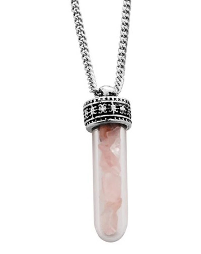 Rose Quartz Chip Necklace