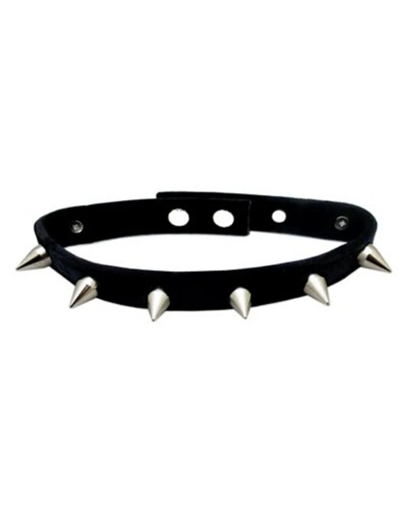 Velvet Spiked Choker Necklace