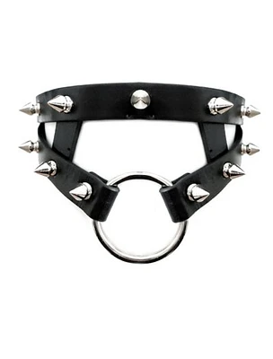 Spiked Double Choker Necklace