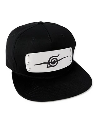 Black Naruto Badge Snapback Hat