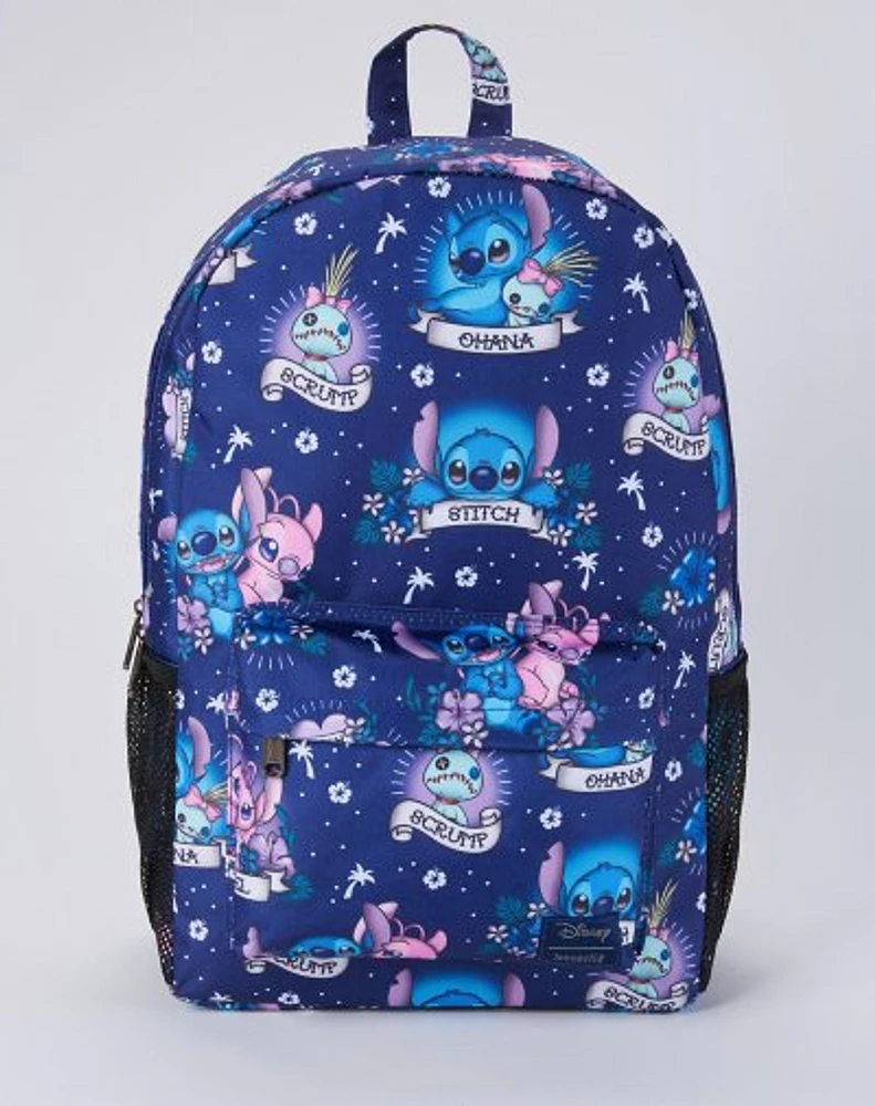 Loungefly Stitch and Angel Backpack - Lilo & Stitch