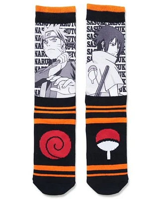 Naruto Sasuke Crew Socks - Naruto