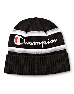 Black Cuff Beanie Hat  Champion