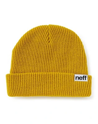 Yellow Cuff Beanie Hat - Neff