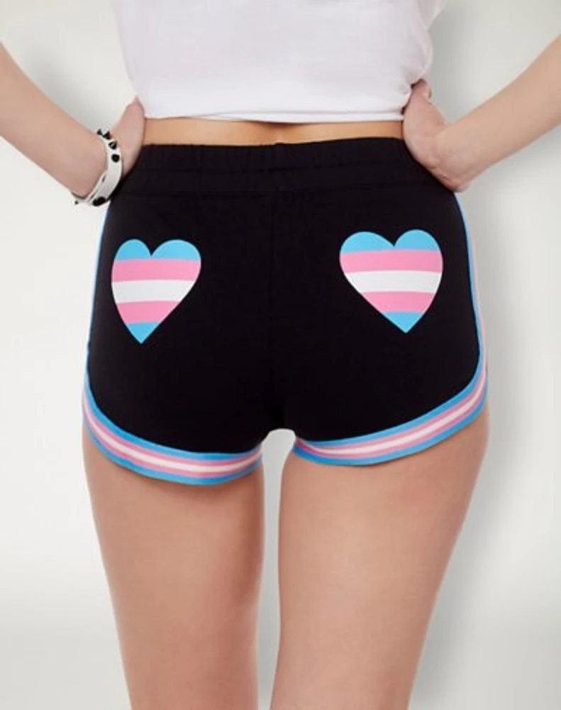 Proud AF Transgender Pride Flag Shorts