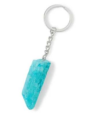 Green Crystal Healing Keychain