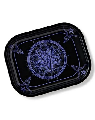 Black Wiccan Star Tray