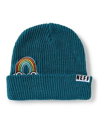 Rainbow Cuff Beanie Hat  Neff