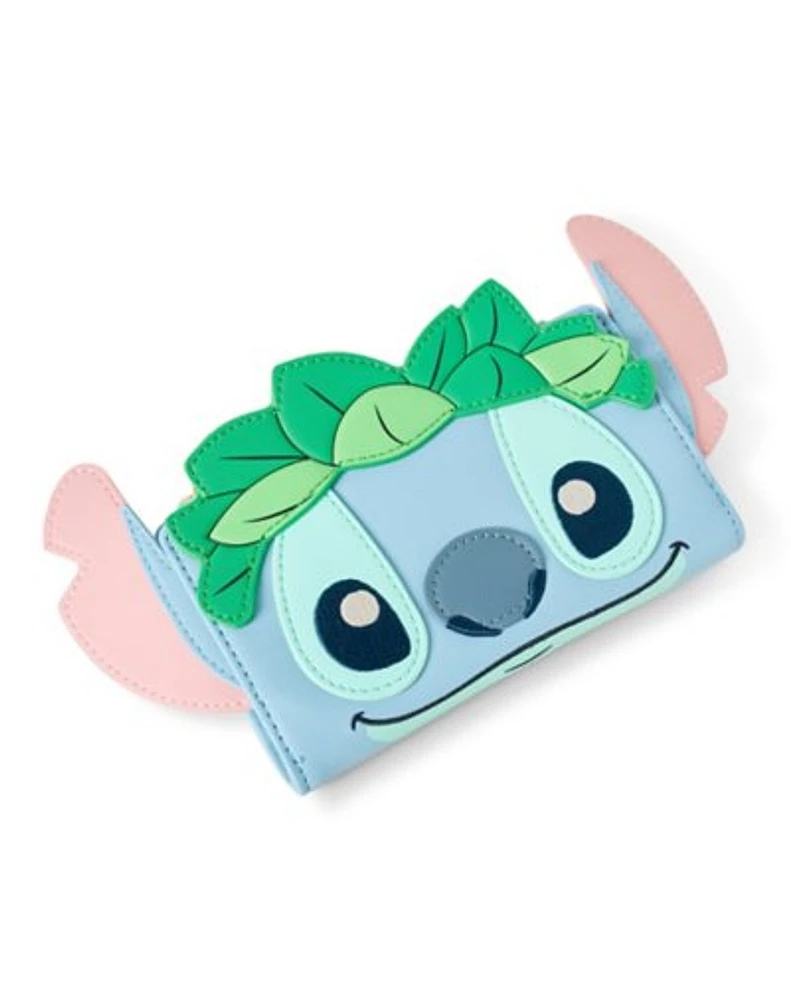 Loungefly Luau Stitch Zip Wallet - Lilo & Stitch