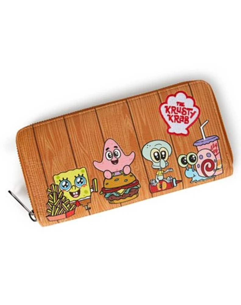 Loungefly SpongeBob SquarePants Cute Character Zipper Wallet