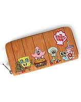 Loungefly SpongeBob SquarePants Cute Character Zipper Wallet