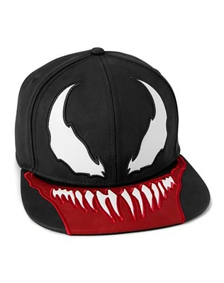 Split Face Venom Snapback Hat