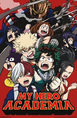 My Hero Academia Group Poster