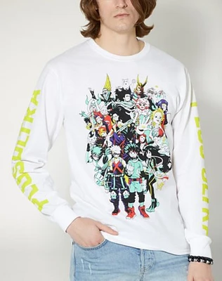 My Hero Academia Characters Long Sleeve T Shirt