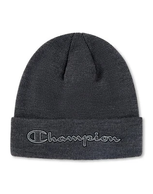 Dark Gray Champion Cuff Beanie Hat